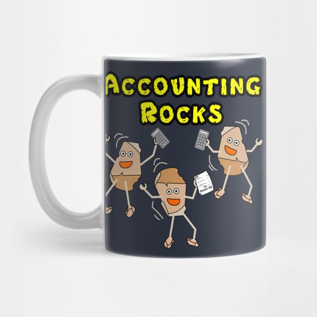 Accounting Rocks Light by Barthol Graphics